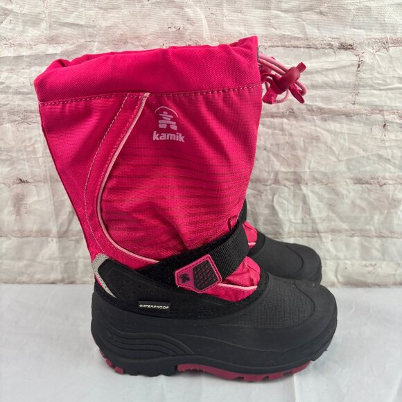 Kamik Girls Toddler 13 Pink Snowfall Insulated Waterproof Winter Snow Boots - Picture 2 of 12